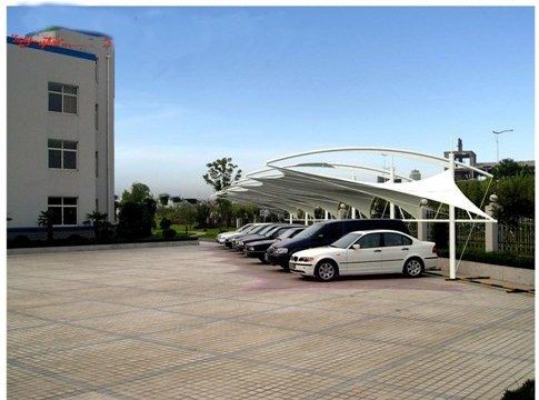 濟南高新開發(fā)區(qū)膜結構車棚 